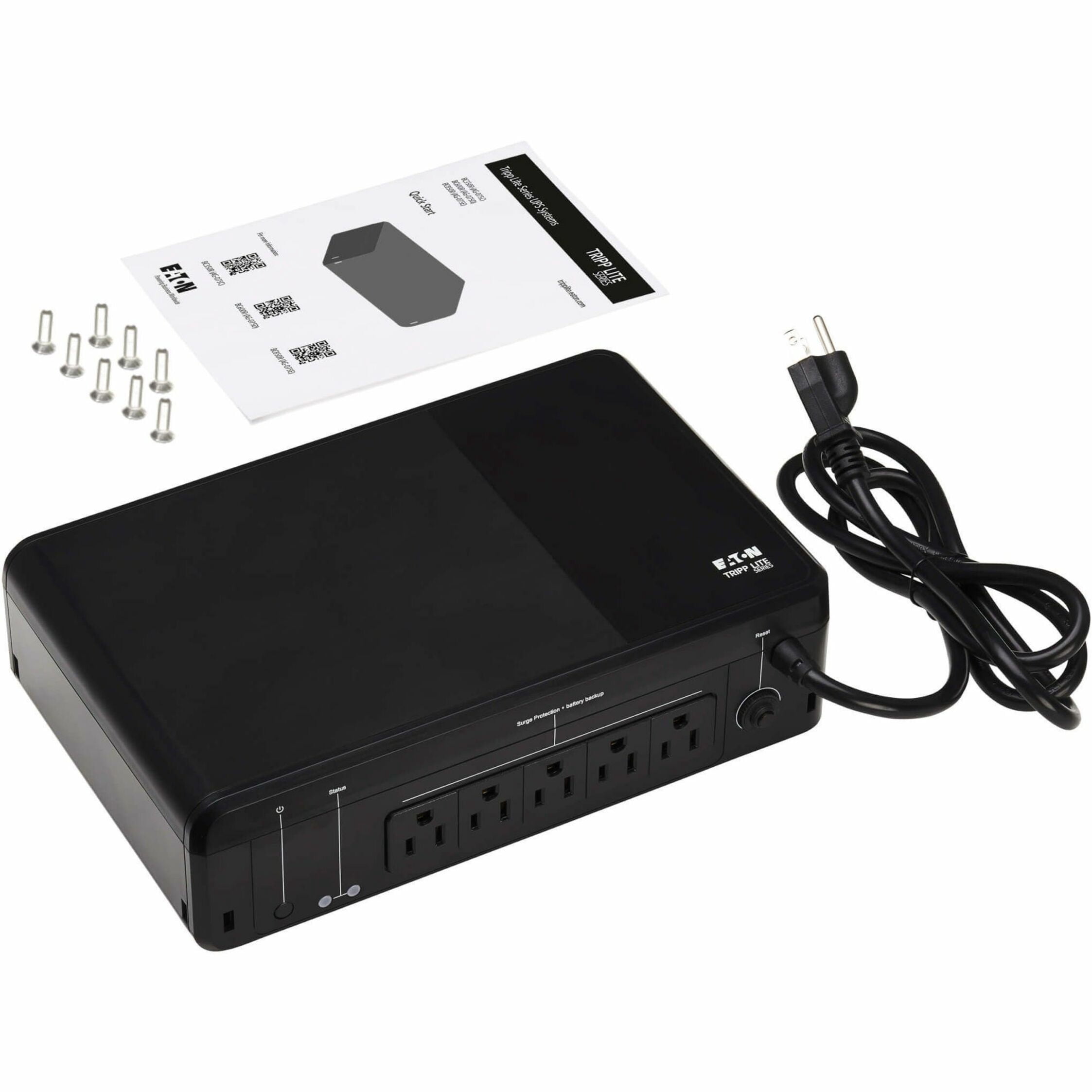 Tripp Lite series 850VA 450W 120V Standby UPS, 5 NEMA 5-15R Outlets BC850R