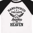 thumbnail image 4 of Inktastic Handpicked for Earth By My Auntie in Heaven with Angel Wings Boys or Girls Toddler T-Shirt, 4 of 5