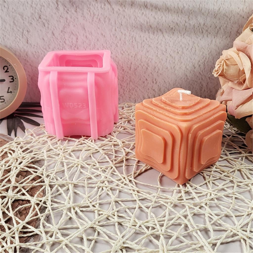 Cube Silicone Mould Candle Molds Handmade Square Epoxy Resin Molds Soap Molds