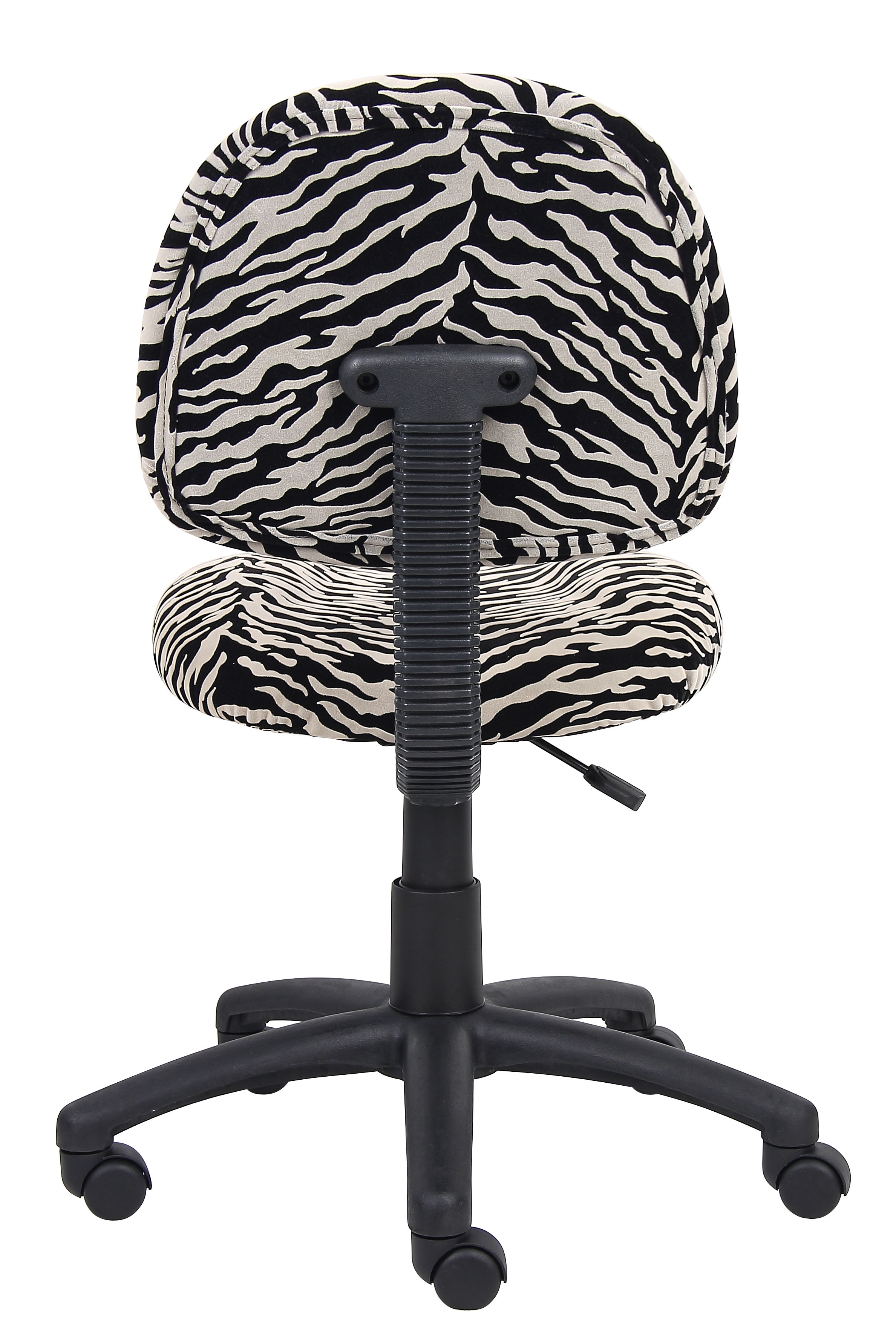 Boss Office Products Zebra Perfect Posture Delubye Modern Home Office Chair without Arms - image 4 of 9