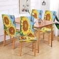 thumbnail image 7 of BZSMCE Chairs Slipcovers Dining Chair Covers Sunflower Pattern Creative Pattern, 7 of 7