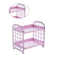 thumbnail image 3 of Estante de almacenamiento de plástico para baño de 2 capas, estante de cocina para inodoro, artículos diversos de escritorio, organizador de cosméticos sidaley  HA000843-02B, 3 of 6