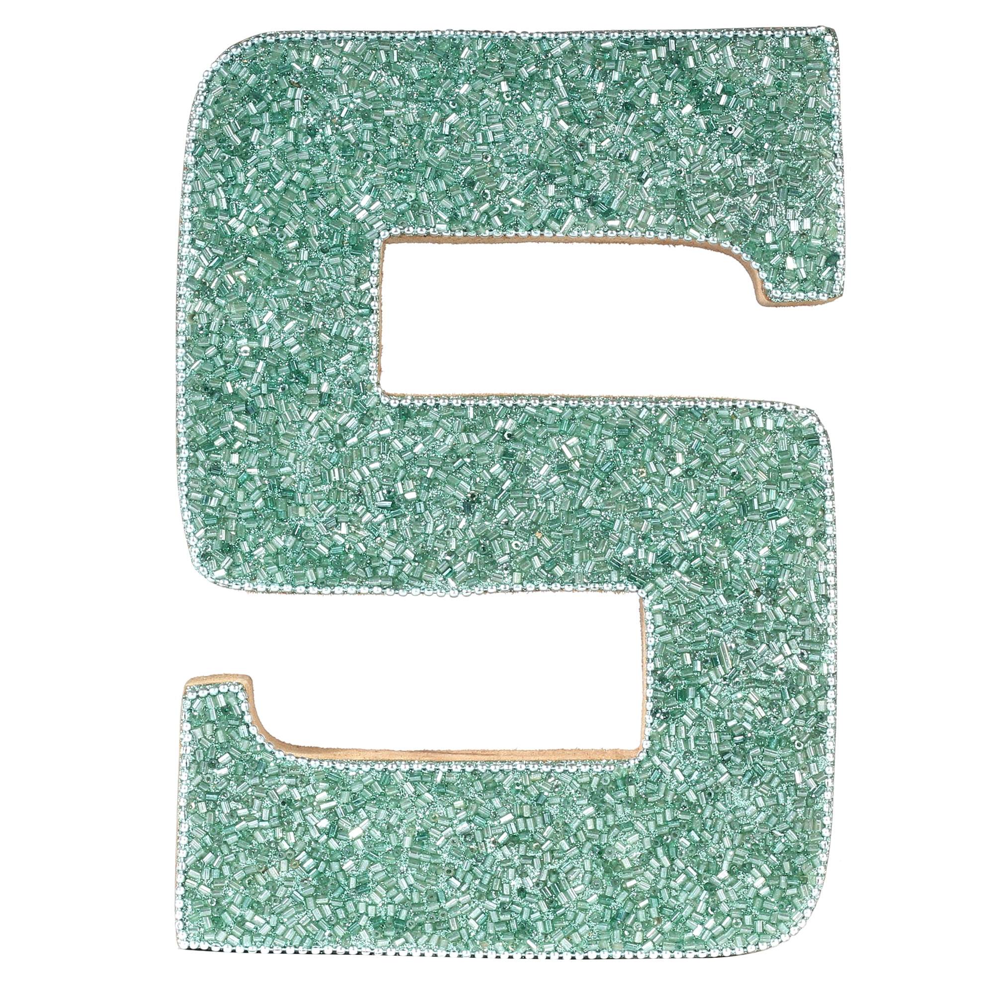 Decoriny 664339975622 Hand Beaded Decorative Letters, Letter A