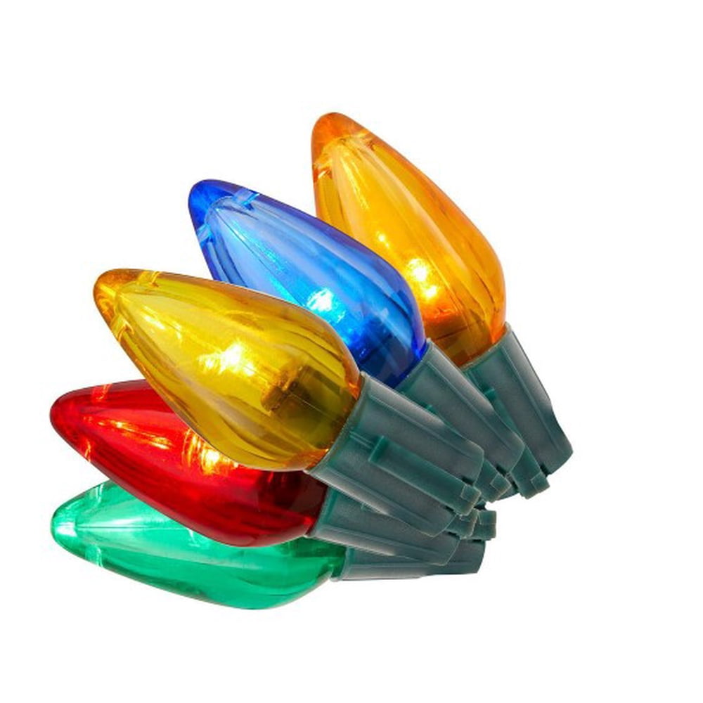 50 ft. 50Light LED C9 MultiColor Super Bright String Light Christmas
