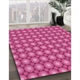 thumbnail image 2 of Ahgly Company Indoor Rectangle Patterned Raspberry Red Area Rugs, 5' x 8', 2 of 6