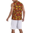 thumbnail image 2 of Naloa Fall Leaves Basketball Jersey Reversible Men's Mesh Athletic Sports Shirts Training Practice S-4XLLarge, 2 of 6
