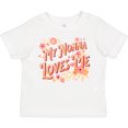 thumbnail image 3 of Inktastic Nonna Loves Me Granddaughter Flowers Girls Toddler T-Shirt, 3 of 5