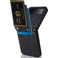 thumbnail image 2 of case for Galaxy Z Flip 4 Case Wallet, Ultra -Thin Retro Style with Card Holder Samsung Flip 4 Case Compatible with Samsung Galaxy Z Flip4 5G, Black, 2 of 7