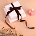 thumbnail image 4 of BokingOne Brown Velvet Ribbon, 3/8 Inch X 30Yds Single Face Velvet Ribbon for Gift Wrapping, Christmas Wrapping Bows, Wedding Decor, Home Decorating, DIY Crafts Decor, 4 of 6