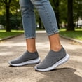 thumbnail image 5 of EKVAHL Women's Orthopedic Shoes Good Arch Breathable Fashion Walking Loafers Lightweight Mesh Casual Vacation Sneaker Shoes Soft Sole Comfortable Summer Non-Slip Shoes, 5 of 6