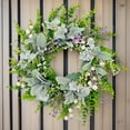 thumbnail image 4 of Home Decor,Spring Summer Wildflower Wreath Delicate Door Hanging Non-Fading Long-Lasting Use Versatile Placement,Festive Decor for Front Porch Courtyard Home Wall Space Renovation Decors, 4 of 8