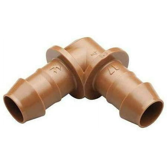 Rain Bird BE50/4PK Drip Irrigation 1/2" Barbed Elbow Fitting, 4-Pack x 2