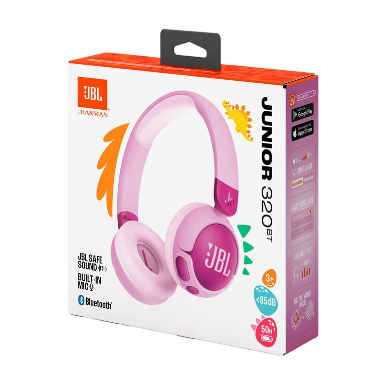 JBL Junior 320BT - Wireless on-ear kids headphones with JBL Safe