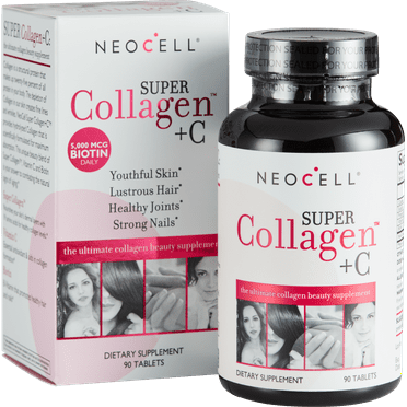 NeoCell Super Collagen Tablets with Vitamin C and Biotin, 90 Count