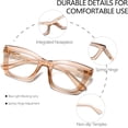 thumbnail image 2 of Lecteurs pour Femmes - Lunettes de Lecture Style Stylet avec Blocage de Lumière Bleue et Charnière à Ressort, 2 of 6
