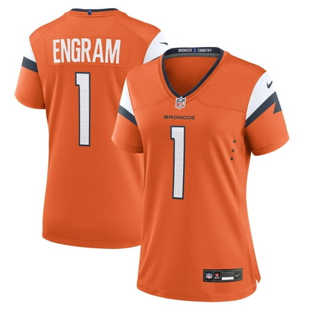 Women's Nike Evan Engram Orange Denver Broncos Team Game Jersey