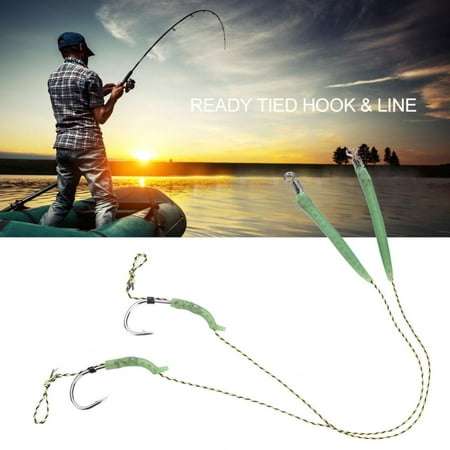 Ready Tie High Carbon Steel Barbed Hook Nylon Line Swivels Fishing Tackle Accessory, Fishing Tackle Accessories, Fishing (Best Way To Tie A Swivel On Fishing Line)