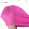 thumbnail image 4 of Uxcell Silicone Swim Cap, Waterproof Swimming Hat Non-Slip Adult Swim Caps for Women and Men, Pink 2 Pcs, 4 of 6