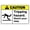 Warning Sign 4, variant on Caution Tripping Hazard Watch Your Step Sign 12 x 8 Inches - Rust-Free Aluminum, Pre-Drilled Holes, Weather Resistant, Fits House, Office, Business, Yard
