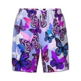 thumbnail image 4 of Lsque Mens Swim Trunks Flying Butterflies Pattern - Bathing Suit Compression Liner - Beach Swim Shorts Swimwear - (S-3XL) - Stretch Quick Dry -XX-Large, 4 of 9