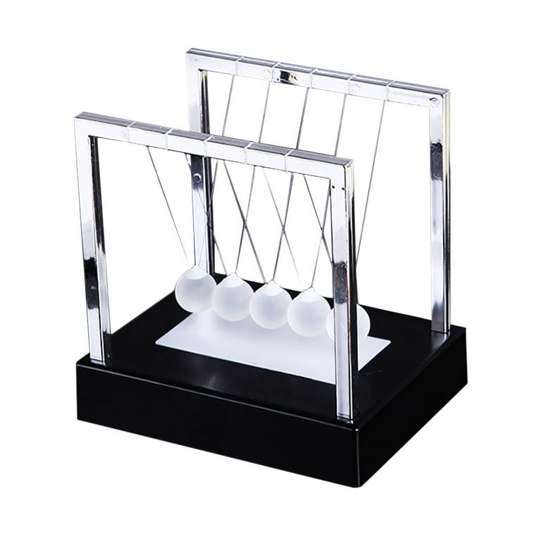 Toyfunny Newtons Cradle LED Light Up Kinetic Energy Home Office Science Toys Home Decor