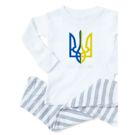 

CafePress - I Stand With Ukraine Flag Support Ukraine Pajamas - Toddler Long Sleeve Pajama set