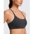 thumbnail image 5 of CRZ YOGA Butterlift Double Lined V Back Sports Bras for Women Spaghetti Strap Wireless Yoga Top Non Padded, 5 of 6