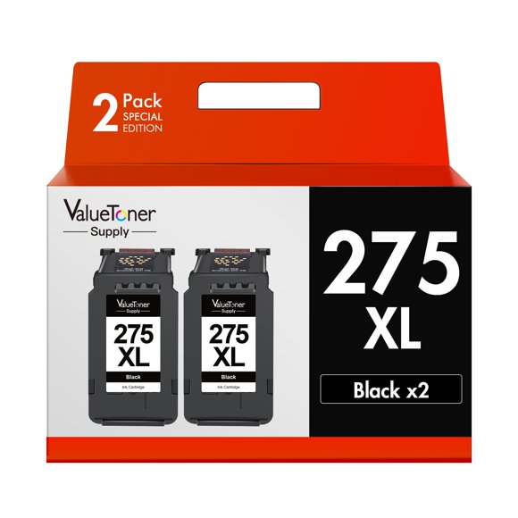Cartuchos de tinta Valuetoner Supply 275XL negros para impresora Canon