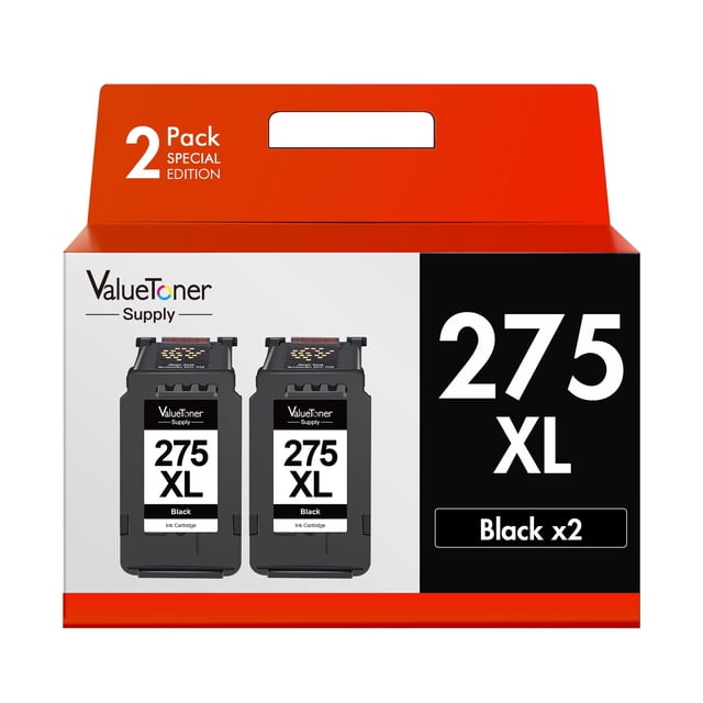 Cartuchos de tinta Valuetoner Supply 275XL negros para impresora Canon