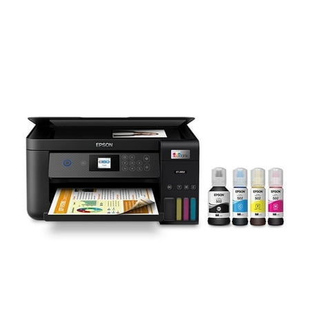 New Epson EcoTank ET-2850 Wireless Colour All-in-One Cartridge-Free Supertank Printer Scan Copy 2-sided Printing