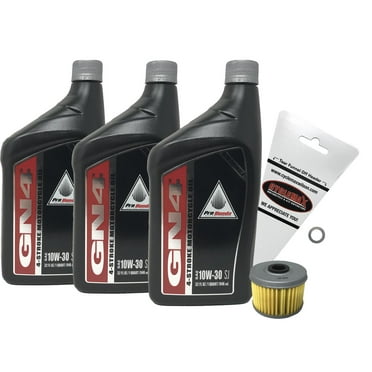 Cyclemax Oil Change Kit for 2005-2013 Honda TRX 500 TRX500 Foreman ATV with 10W-30 Oil