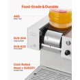 thumbnail image 6 of VEVOR Snowflake Ice Machine, 88LBS/24H Snowflake Ice Maker, Ice-Shaver Machine with Stainless Steel Blade, Electric Snow Cone Maker with 0.48 Gal Tank, 90S Fast Pre-Cooling, for Home & Small Gatherin, 6 of 9