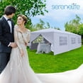 thumbnail image 6 of SereneLife Party Commercial Instant Shelter with 4 Walls-Waterproof Tent with 8 Sandbags, White, 6 of 7