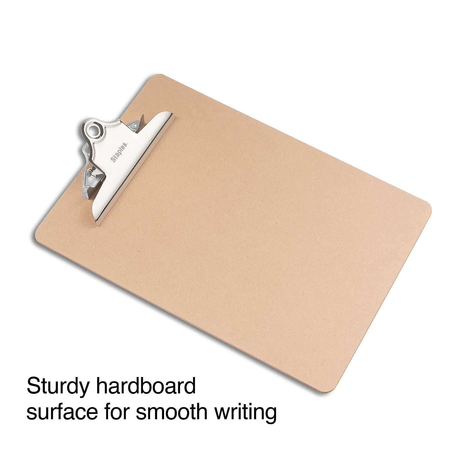 Staples Hardboard Clipboards Letter Size Natural Brown 9/Carton ST44291-CCVS