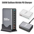 thumbnail image 3 of USB C Charger 500W USB C Charger Block,Upgraded GaN III 8-Port Fast Charging Station Hub,PD 65W Laptop Charger Adapter, 3 of 3