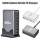 thumbnail image 3 of Cargador USB C de 500 W, estación de carga rápida GaN III mejorada de 8 puertos, adaptador de cargador para portátil PD de 65 W, 3 of 3