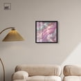 thumbnail image 3 of Pink and Mint Crystal I Shadowbox Print Colorful Abstracts by Art Remedy, Black Frame, 20 x 20, 3 of 7