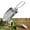 silvery_Base#16270, variant on Stainless Steel Folding Shovel | Lightweight Portable Garden & Camping Hand Tool | Rust-Proof Durable Outdoor Spade | Comfortable Grip | Multi-Use for Backpacking Gardening | 1 Piece