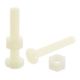thumbnail image 1 of 40Sets Nylon Screw Nut Assortment, M6-1x35mm Slotted Pan Head Screws & M6 Nuts, 1 of 6
