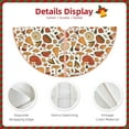 thumbnail image 3 of Sikiie Thanksgiving Food Nativity Christmas Tree Skirt, Jesus Christian Winter Holiday Tree Mat Decoration(30-48IN)36", 3 of 6