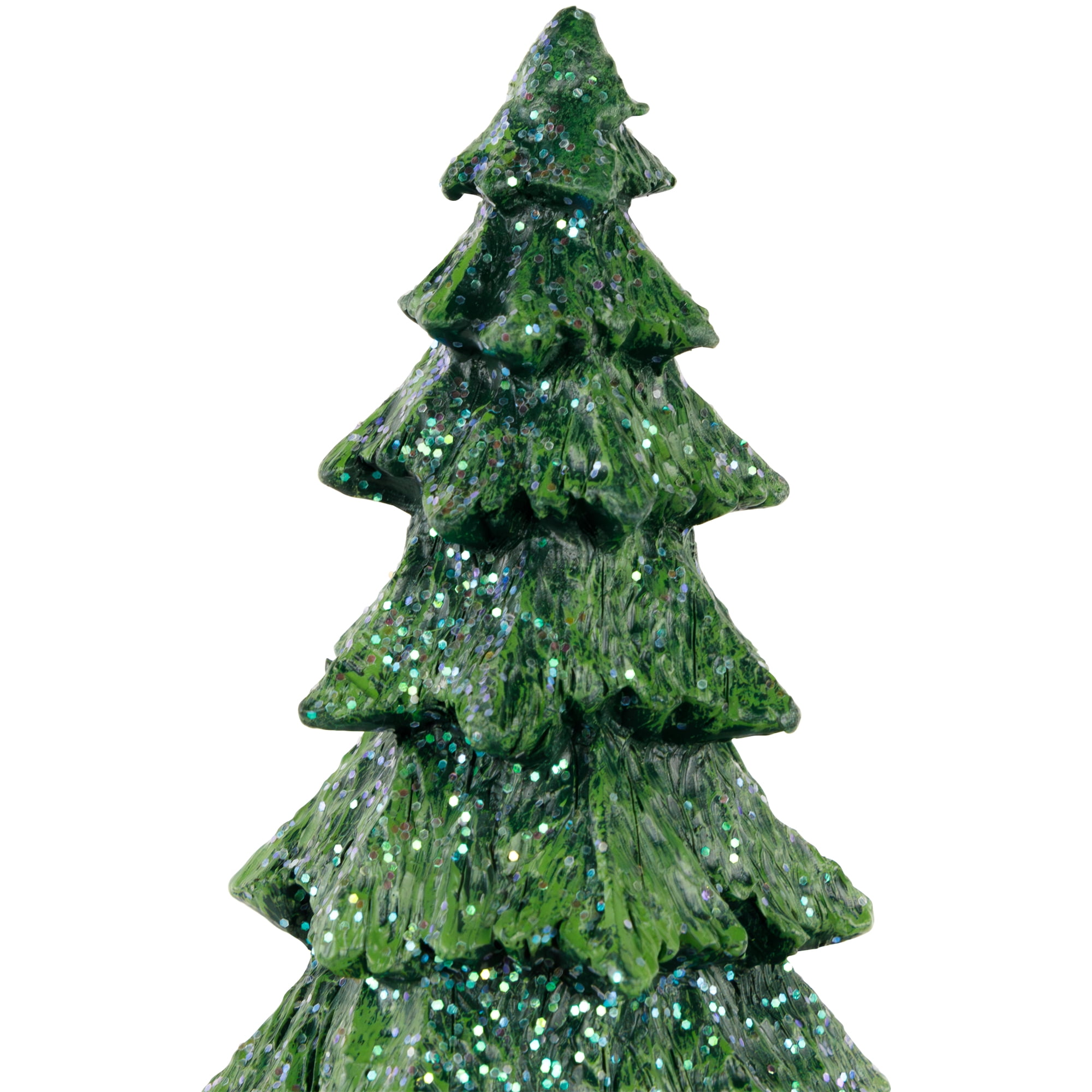 Northlight Glittered Pine Tree Christmas Decoration - 9.5"