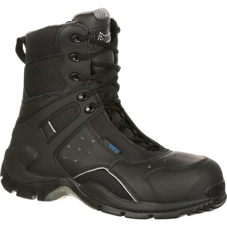 

Rocky 1st Med Carbon Fiber Toe Puncture-Resistant Side-Zip Waterproof Public Service Boot Size 6.5(ME)
