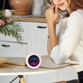 thumbnail image 7 of Yiaed Futuristic Purple Panther A、 Print Travel Jewelry Case Bridesmaid Gift Boxes Jewelry Travel Organizer Small Round Jewelry Box Mini Storage-Pink, 7 of 7