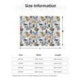 thumbnail image 2 of Salouo Winter Forest Animals Print Throw Blanket Gifts for Women Men Soft Flannel Blanket for Home Living Room Decor Bedroom Blanket Gifts for Mom Dad -60"x50", 2 of 7