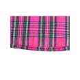 thumbnail image 6 of Girls Dress Pink Tartan Back School Uniform Pocket A-line Dress 4 Years, 6 of 6