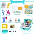 thumbnail image 3 of Set de juegos para mascotas TEUVO Doctor Kit para niños con 16 piezas de 3 a 7 años, 3 of 7