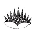 thumbnail image 2 of Glitter Crown (Black), 2 of 2