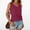 Pinky, variant on Women Breathable T-Shirt New Tank Tops for Women Casual V Neck Ribbed Knit Tank Tops Loose Sleeveless Basic T-Shirt Lightweight Summer Breathable Camisole ,XS