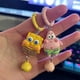 thumbnail image 2 of LLavero de Bob Esponja de dibujos animados, figura de Patrick Star Squidward, teléfono Ins, tentáculos, llavero de coche, colgante, joyería, 2 of 5
