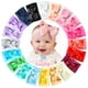 thumbnail image 1 of Diademas para bebés Yxiang, 20 unidades, lazos de nailon de 10 cm, 20 colores, 1 of 8